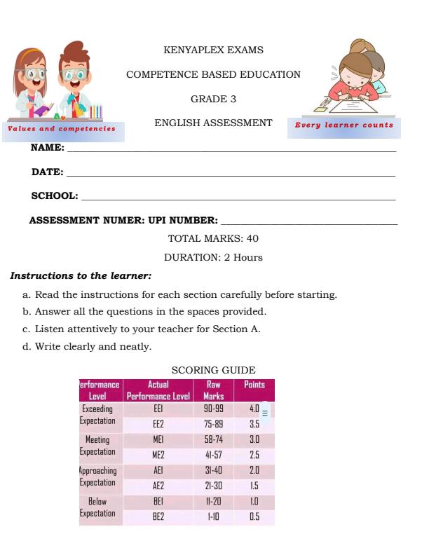 Preview page Grade-3-English-Activities-End-of-Term-2-Exam-2025_4346_0.jpg