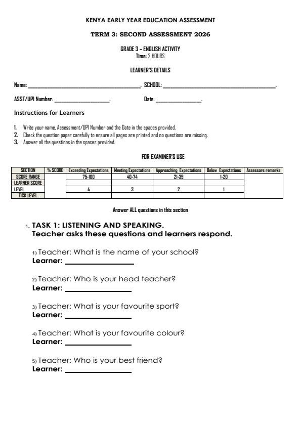 Preview page Grade-3-English-Activity-End-Term-3-Exam-2026_6923_0.jpg