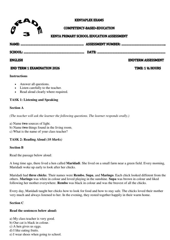 Preview page Grade-3-English-End-Term-1-Exam-2026_5270_0.jpg