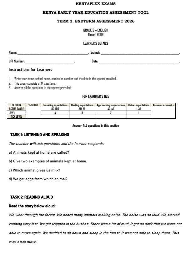 Preview page Grade-3-English-End-Term-2-Exam-2026_6026_0.jpg