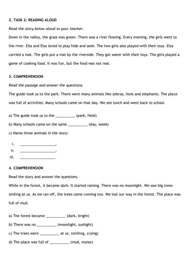 Preview page Grade-3-English-Mid-Term-2-Exam-2026_5807_1.jpg
