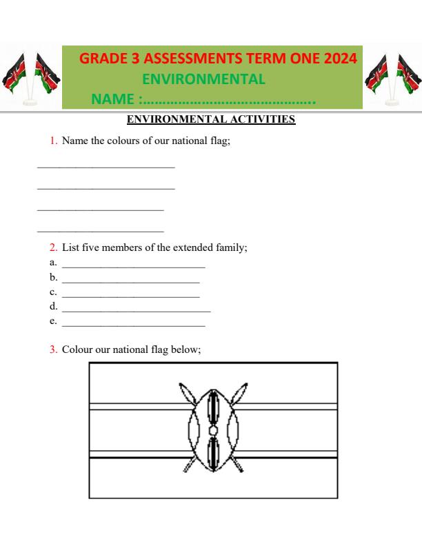Preview page Grade-3-Environmental-Activities-Term-1-Opener-Exam-2024_1937_0.jpg