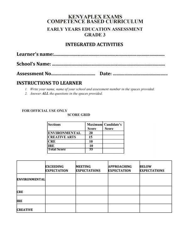 Preview page Grade-3-Integrated-Activities-Term-3-Opener-Exam-2025_4494_0.jpg