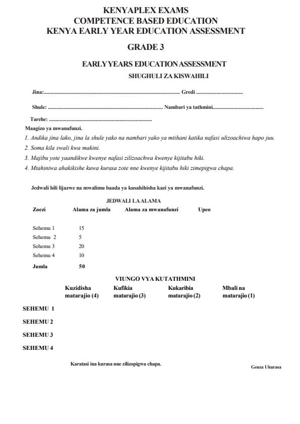 Preview page Grade-3-Kiswahili-Activities-End-of-Term-3-Exam-2025_4798_0.jpg
