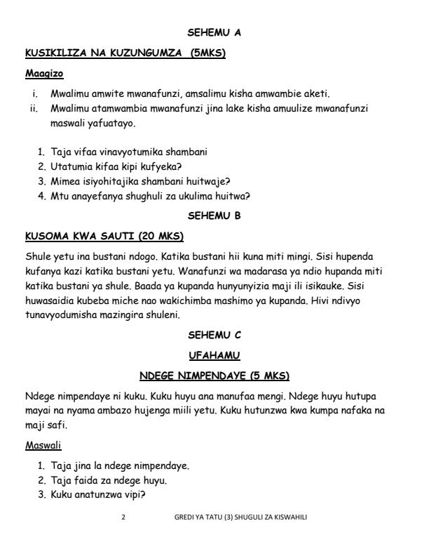 Preview page Grade-3-Kiswahili-Activities-Mid-Term-2-Exam-2025_4144_1.jpg