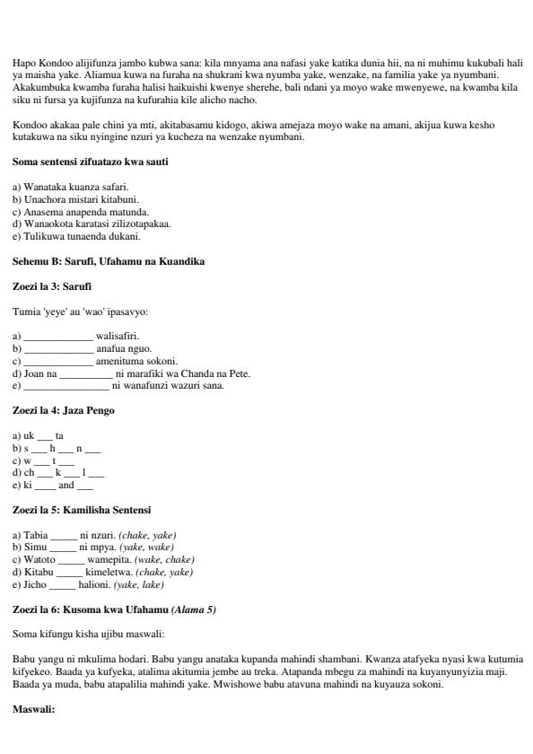 Preview page Grade-3-Kiswahili-End-Term-1-Exam-2026_5273_1.jpg