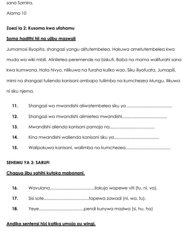 Preview page Grade-3-Kiswahili-Term-2-Opener-Exam-2024_2429_1.jpg