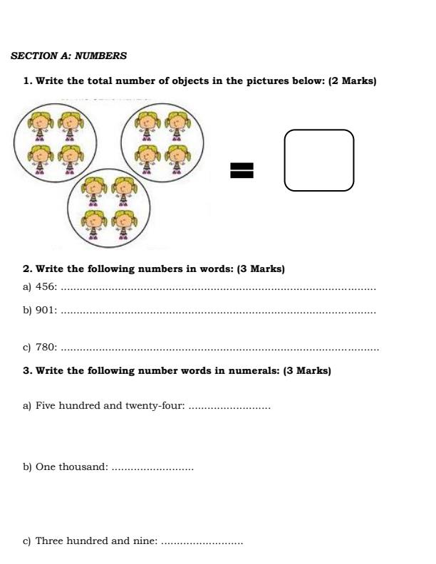 Preview page Grade-3-Mathematics-Activities-End-of-Term-2-Exam-2025_4349_1.jpg