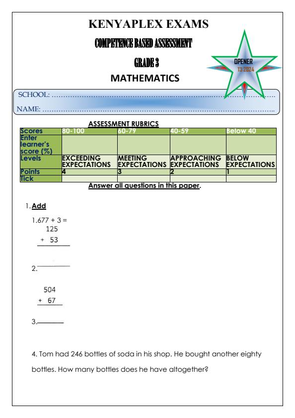 Preview page Grade-3-Mathematics-Activities-Term-3-Opener-Exam-2024_2979_0.jpg