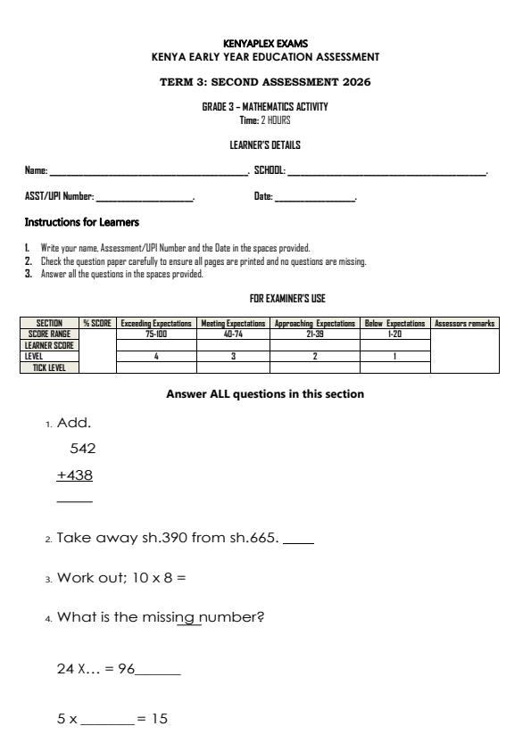 Preview page Grade-3-Mathematics-Activity-End-Term-3-Exam-2026_6929_0.jpg