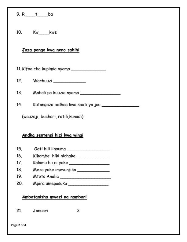 Preview page Grade-3-Shughuli-za-Kiswahili-End-of-Term-1-Examination-2025_3770_1.jpg