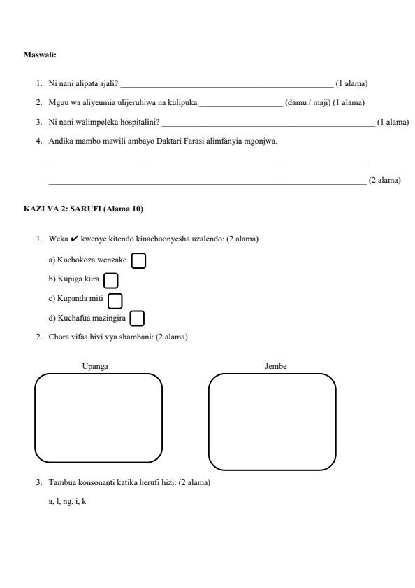 Preview page Grade-3-Shughuli-za-Kiswahili-Term-2-Opener-Exam-2026_5542_1.jpg
