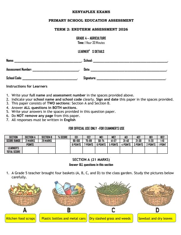 Preview page Grade-4-Agriculture-End-Term-2-exam-2026_6032_0.jpg