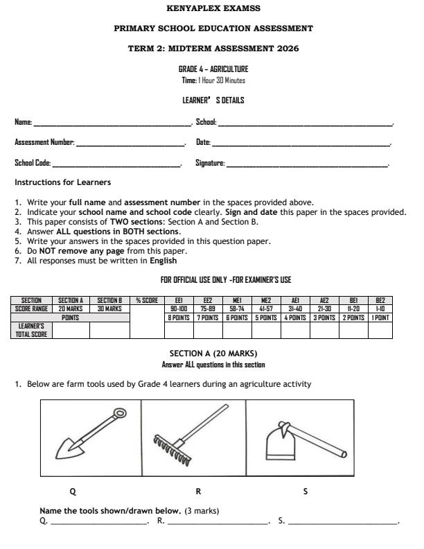 Preview page Grade-4-Agriculture-Mid-Term-2-Exam-2026_5814_0.jpg