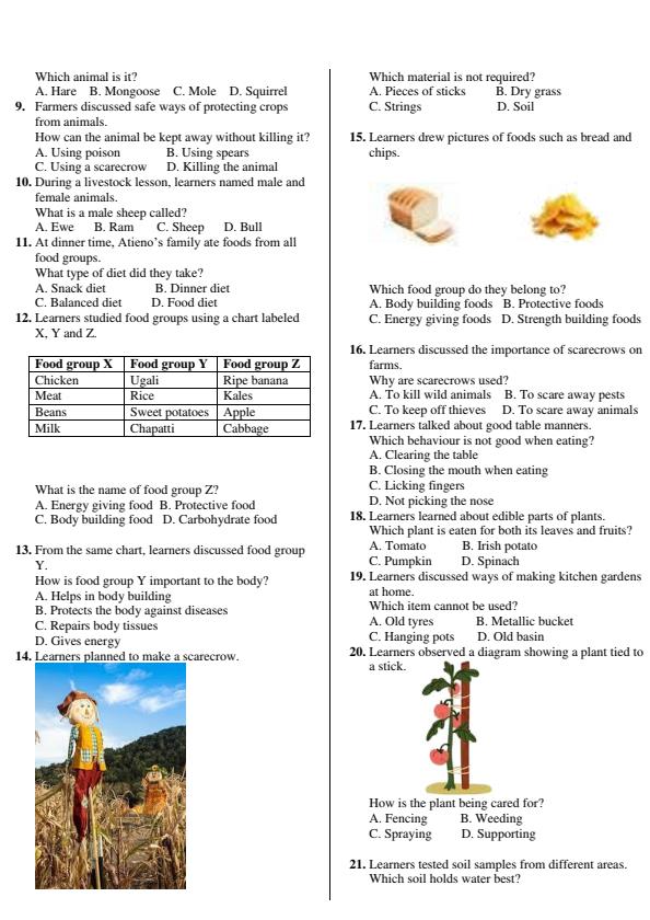 Preview page Grade-4-Agriculture-and-Nutrition-End-Term-1-Exam-2026_5259_1.jpg