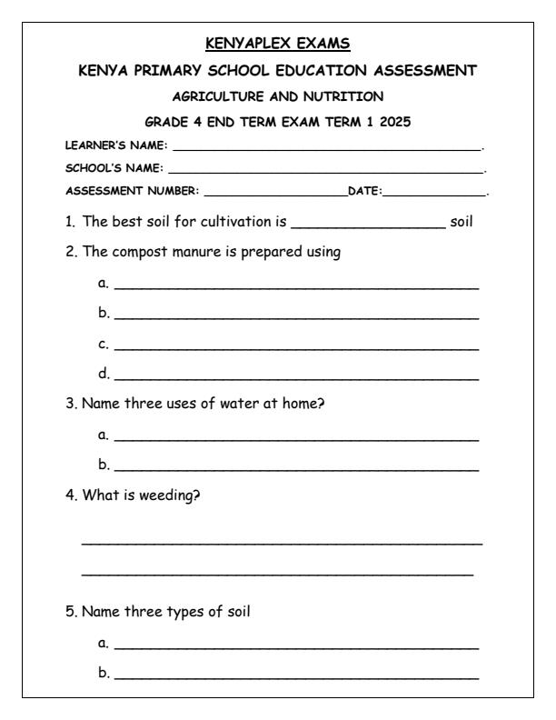 Preview page Grade-4-Agriculture-and-Nutrition-End-of-Term-1-Examination-2025_3775_0.jpg