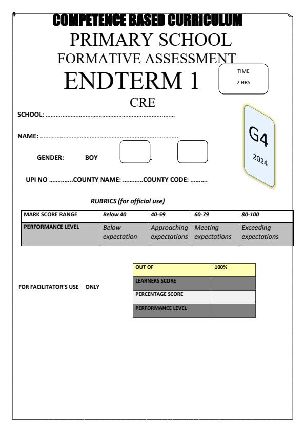 Preview page Grade-4-CRE-End-of-Term-1-Exam-2024_2186_0.jpg