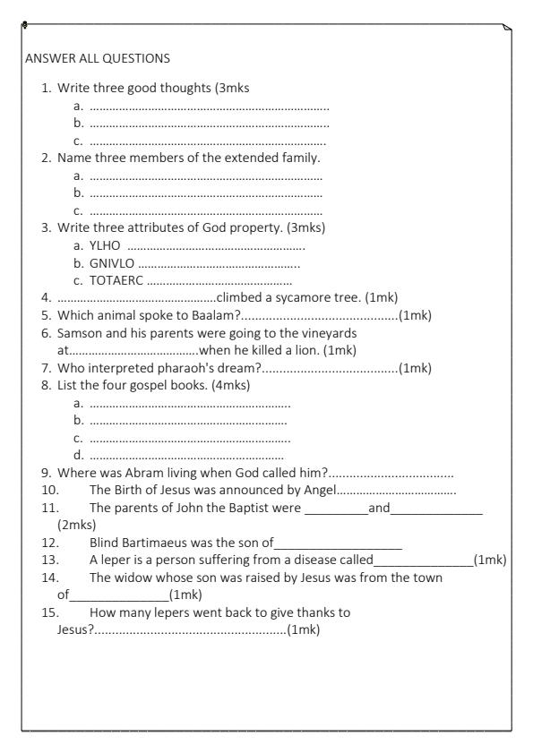 Preview page Grade-4-CRE-End-of-Term-1-Exam-2024_2186_1.jpg