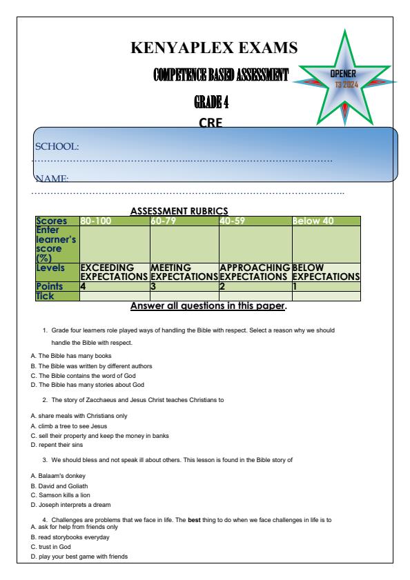 Preview page Grade-4-CRE-Term-3-Opener-Exam-2024_2985_0.jpg