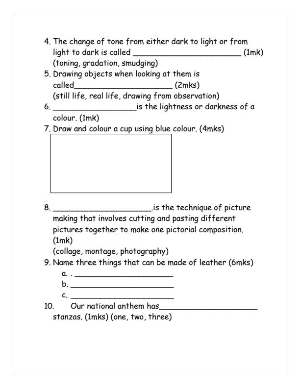 Preview page Grade-4-Creative-Arts-End-of-Term-1-Examination-2025_3777_1.jpg