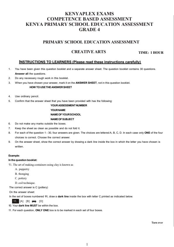 Preview page Grade-4-Creative-Arts-Mid-Term-3-Exam-2025_4702_0.jpg