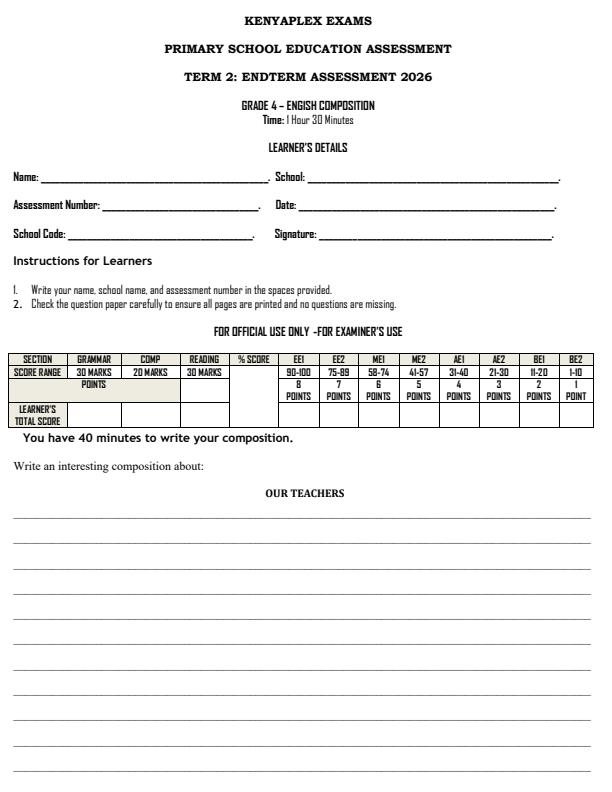 Preview page Grade-4-English--Composition-End-Term-2-Exam-2026_6034_0.jpg