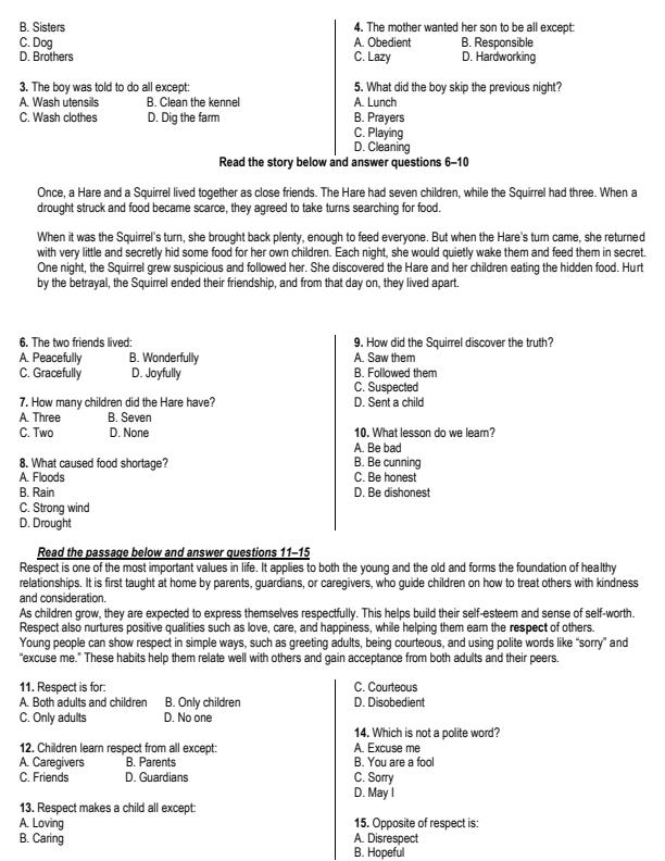 Preview page Grade-4-English--Grammar-July-Assessment-Examination-2026_6277_1.jpg