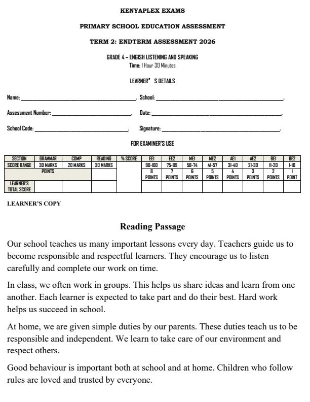 Preview page Grade-4-English--Listening-and-Speaking-End-Term-2-Exam-2026_6036_0.jpg
