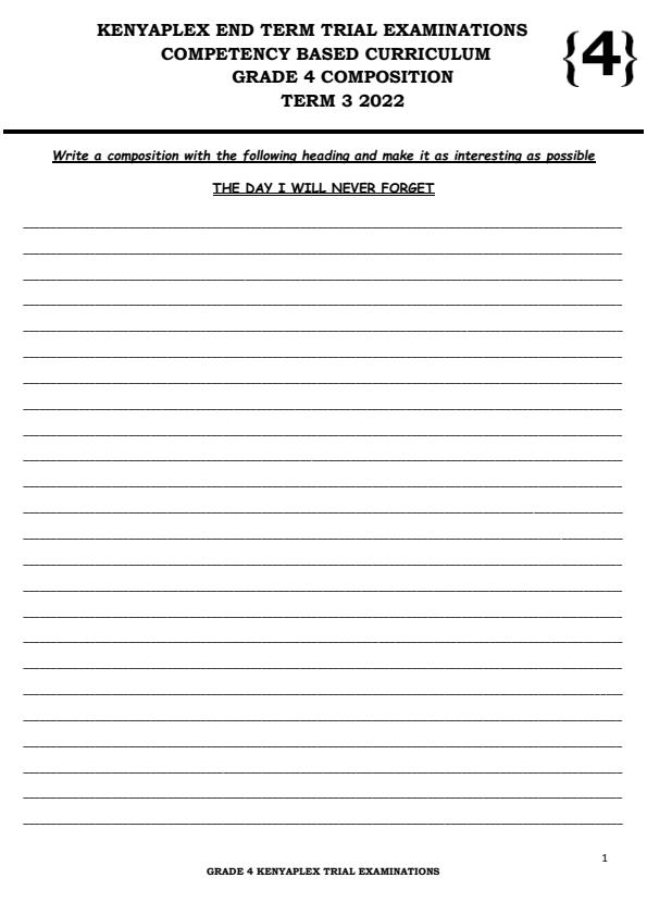 Preview page Grade-4-English-Composition-End-of-Term-3-Examination-2022_1148_0.jpg