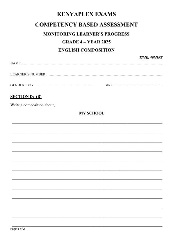 Preview page Grade-4-English-Composition-Mid-Term-2-Exam-2025_4195_0.jpg