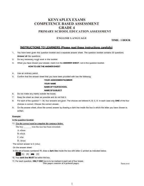 Preview page Grade-4-English-End-of-Term-3-Exam-2025_4817_0.jpg