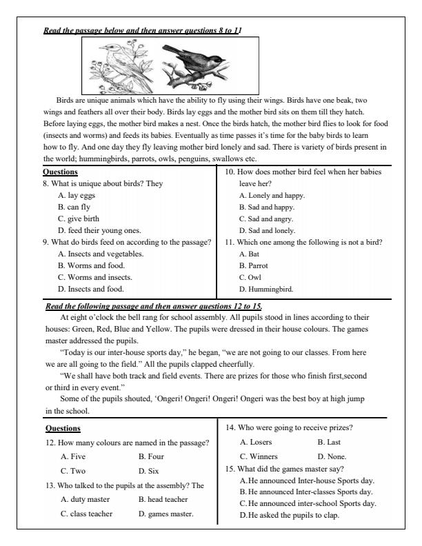 Preview page Grade-4-English-Mid-Term-1-Exam-2025_3645_1.jpg
