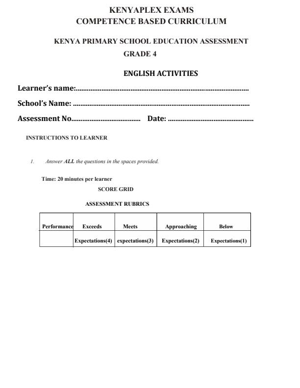Preview page Grade-4-English-Term-3-Opener-Exam-2025_4502_0.jpg