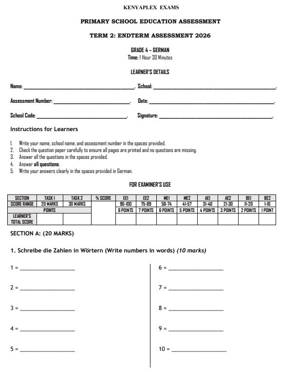 Preview page Grade-4-German-End-Term-2-Exam-2026_6038_0.jpg