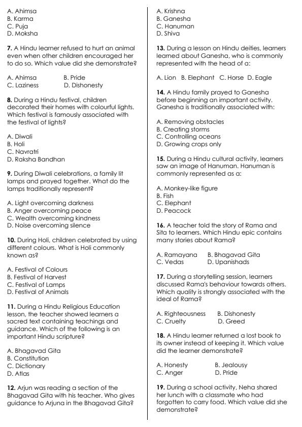 Preview page Grade-4-Hindu-Religious-Education-Activity-End-Term-3-Exam-2026_6818_1.jpg