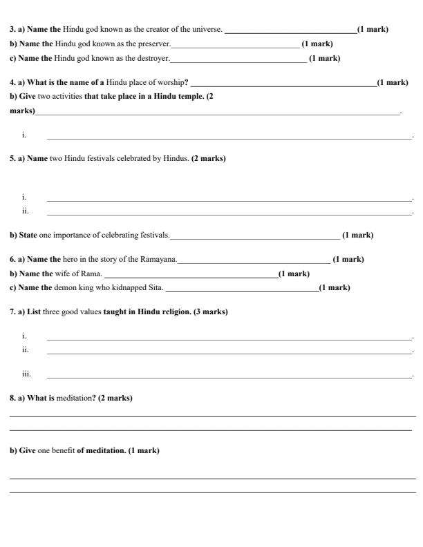 Preview page Grade-4-Hindu-Religious-Education-Term-2-Opener-Exam-2026_5552_1.jpg