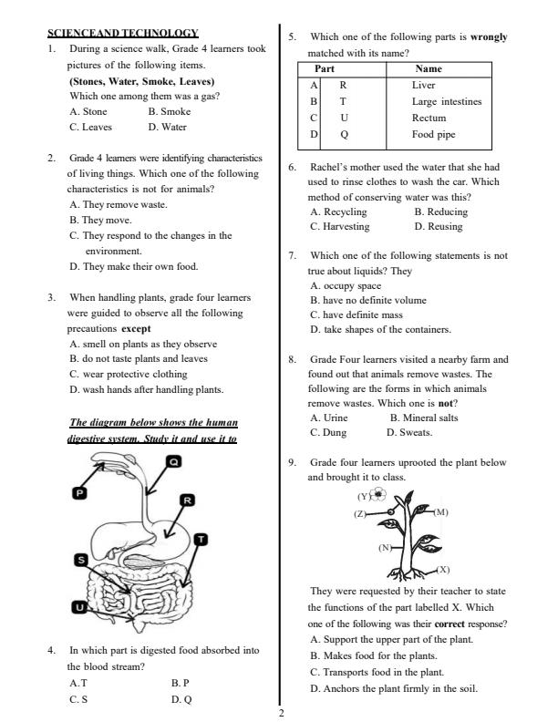 Preview page Grade-4-Integrated-Science-End-of-Term-3-Exam-2025_4819_1.jpg