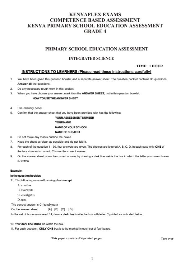 Preview page Grade-4-Integrated-Science-Mid-Term-3-Exam-2025_4705_0.jpg