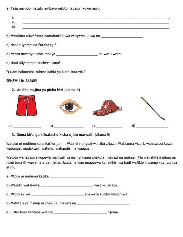 Preview page Grade-4-Kiswahili--Lugha-End-Term-2-Exam-2026_6043_1.jpg