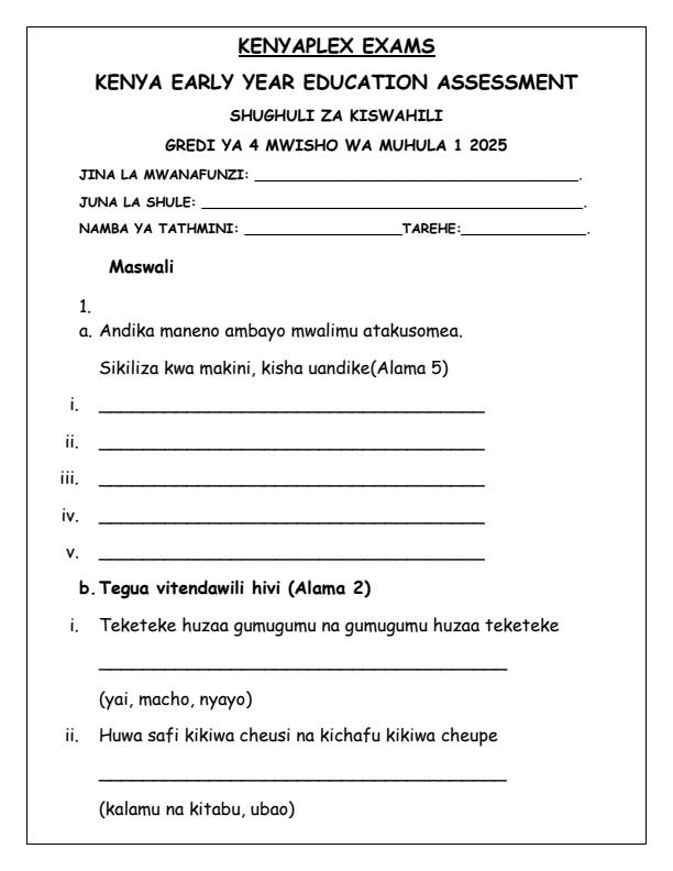 Preview page Grade-4-Kiswahili-End-of-Term-1-Examination-2025_3779_0.jpg