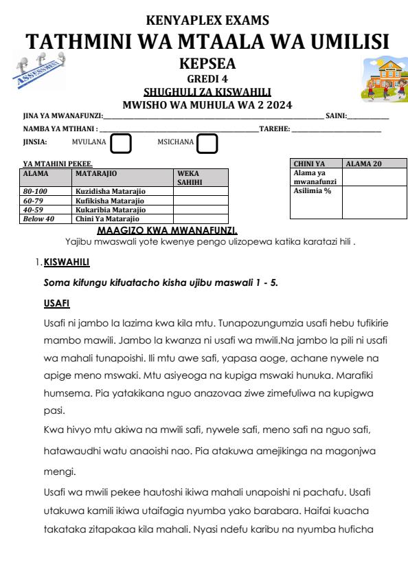 Preview page Grade-4-Kiswahili-End-of-Term-2-Examination-2024_2825_0.jpg