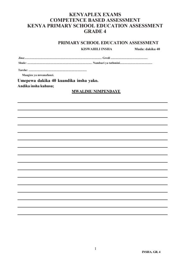 Preview page Grade-4-Kiswahili-Insha-Mid-Term-3-Exam-2025_4704_0.jpg