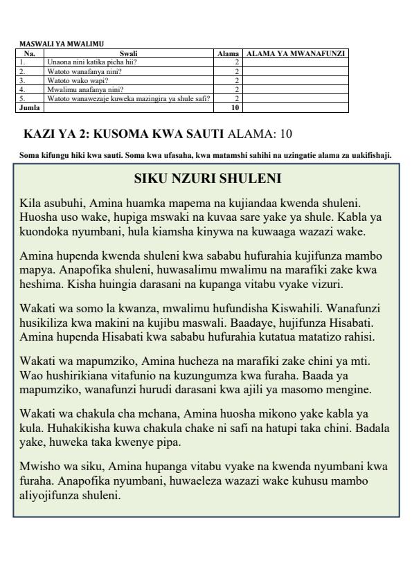 Preview page Grade-4-Kiswahili-Kusikiliza-na-Kuzungumza-End-Term-3-Set-2-Exam-2026_7077_1.jpg