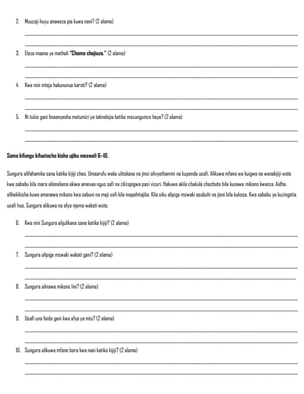 Preview page Grade-4-Kiswahili-Lugha-Term-2-Opener-Exam-2026_5556_1.jpg