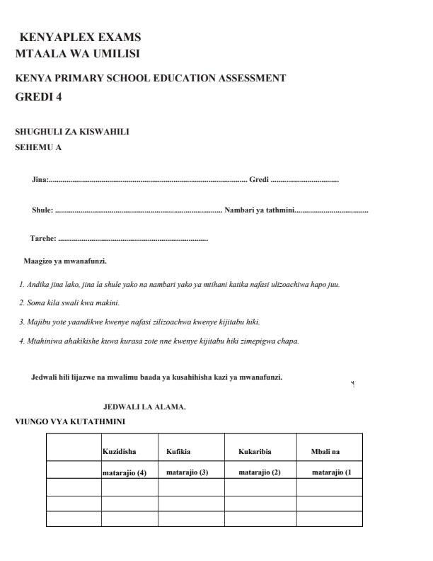 Preview page Grade-4-Kiswahili-Term-3-Opener-Exam-2025_4504_0.jpg