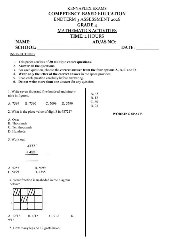 Preview page Grade-4-Mathematics-End-Term-3-Set-2-Exam-2026_7079_0.jpg