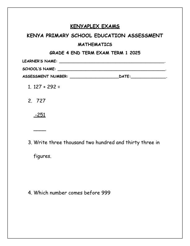 Preview page Grade-4-Mathematics-End-of-Term-1-Examination-2025_3780_0.jpg