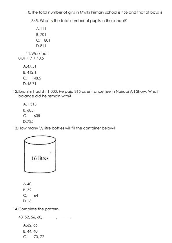Preview page Grade-4-Mathematics-End-of-Term-2-Examination-2024_2826_2.jpg
