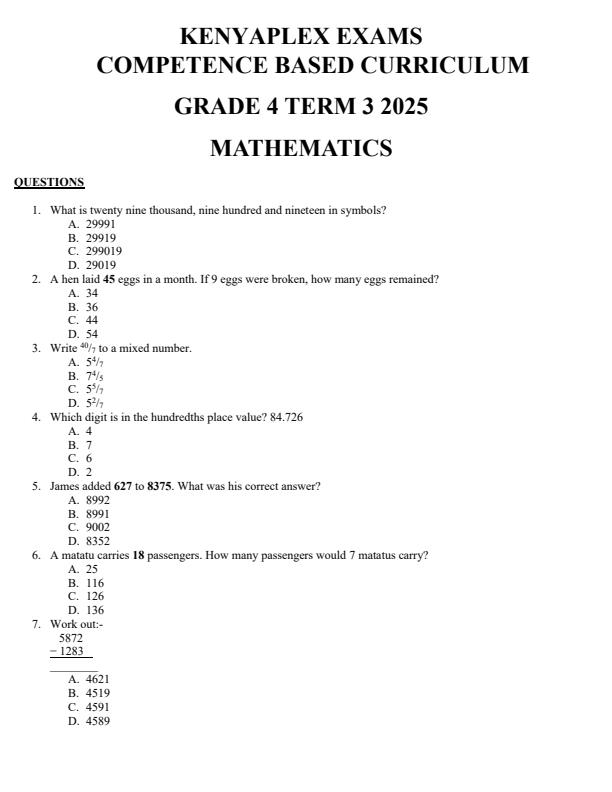 Preview page Grade-4-Mathematics-Mid-Term-3-Exam-2025_4721_0.jpg