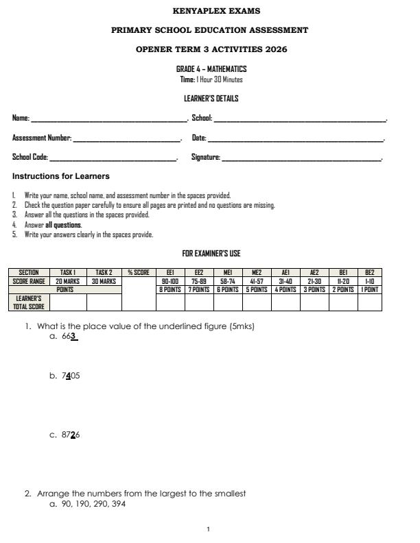 Preview page Grade-4-Mathematics-September-Assessment-Examination-2026_6714_0.jpg